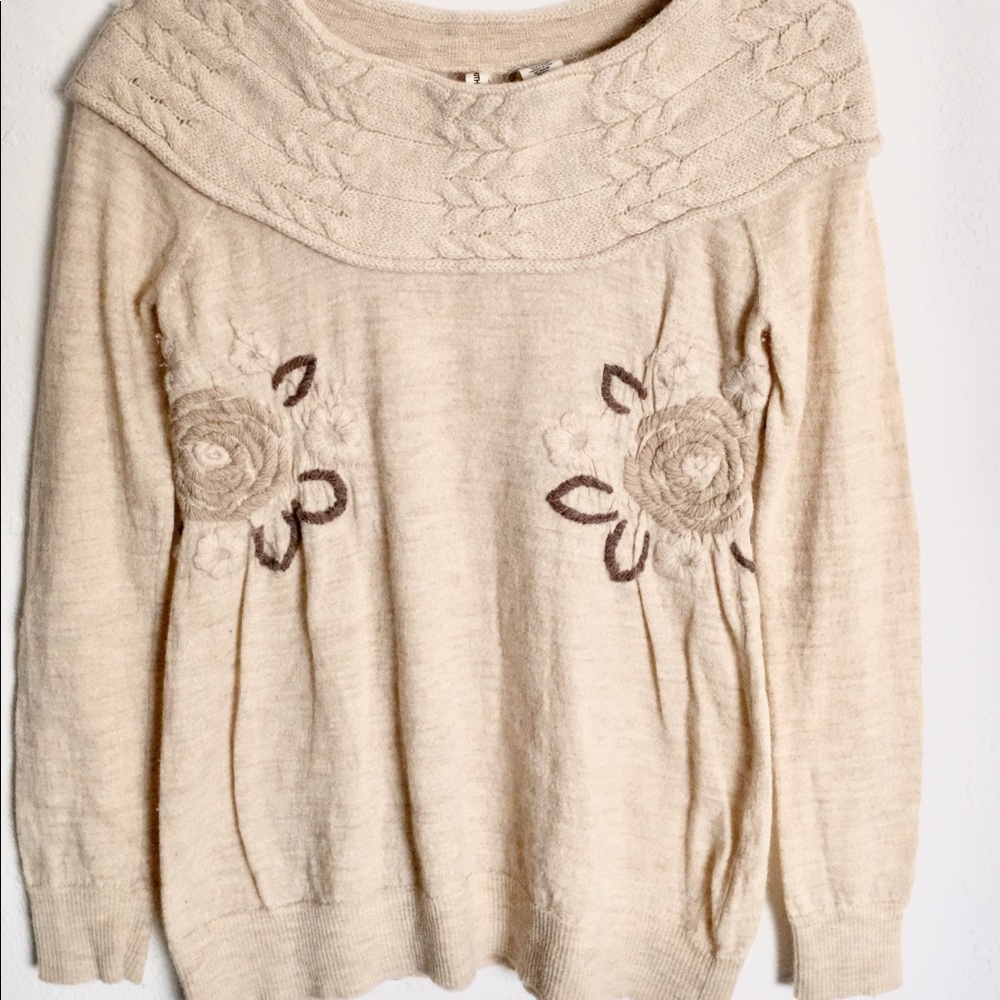 Moth cream sweater